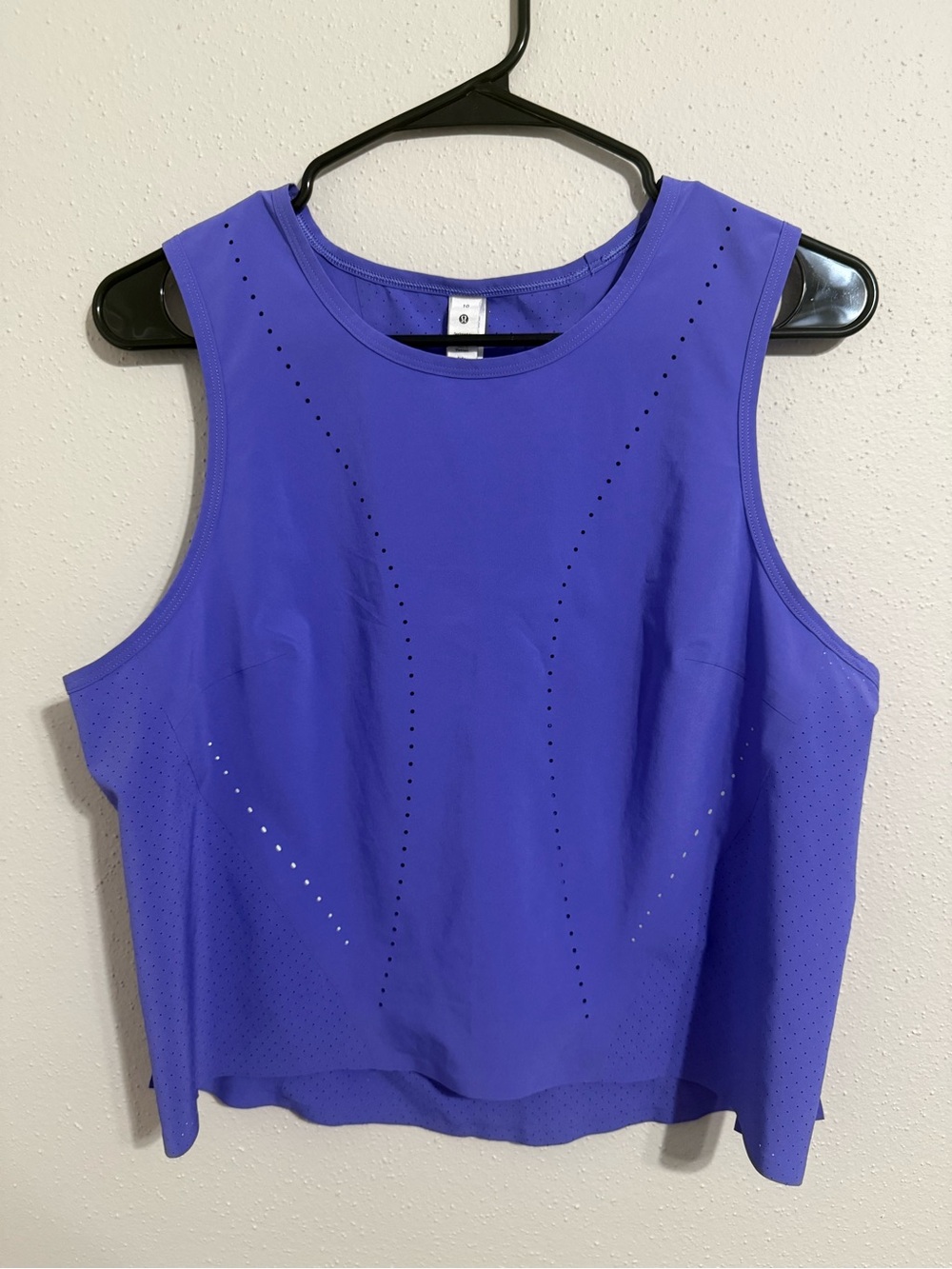 Lululemon Swift Ventilated Running Tank Charged Indigo Size 10